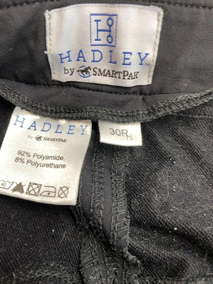 USED Smartpak Hadley Ladies English Knee Patch Breeches 30R Black