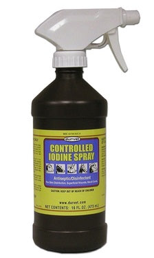 Iodine Controlled W/Sprayer 16 OZ