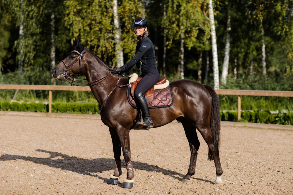 Saddle Pad - Mahogany Glimmer
