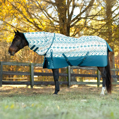 Equinavia Norse Turnout Sheet - Lyons Blue/Vanilla Cream