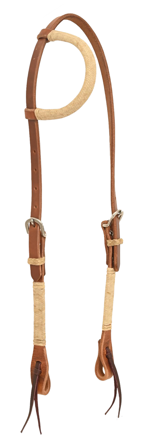 Harness Rawhide Slip-Ear Headstall