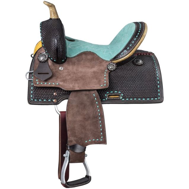 Royal King Youth Bryson Barrel Saddle