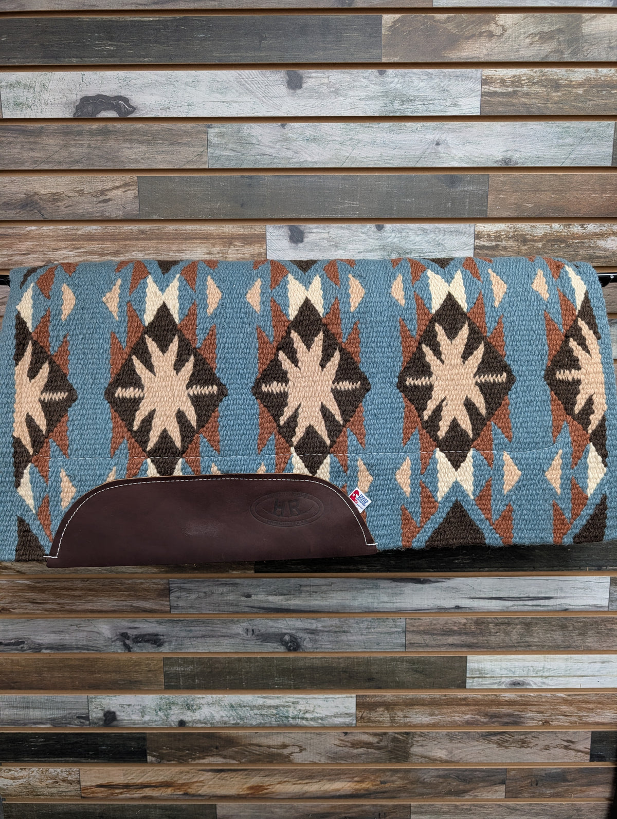 HR Woven Wool Saddle Pad Blue