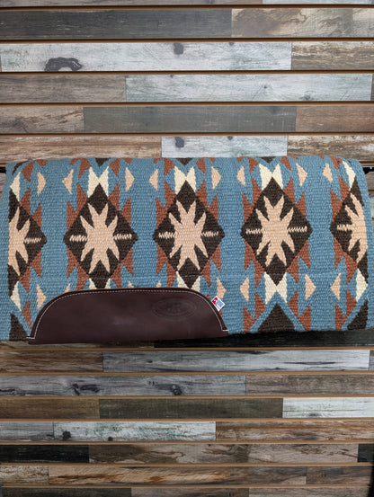 HR Woven Wool Saddle Pad Blue