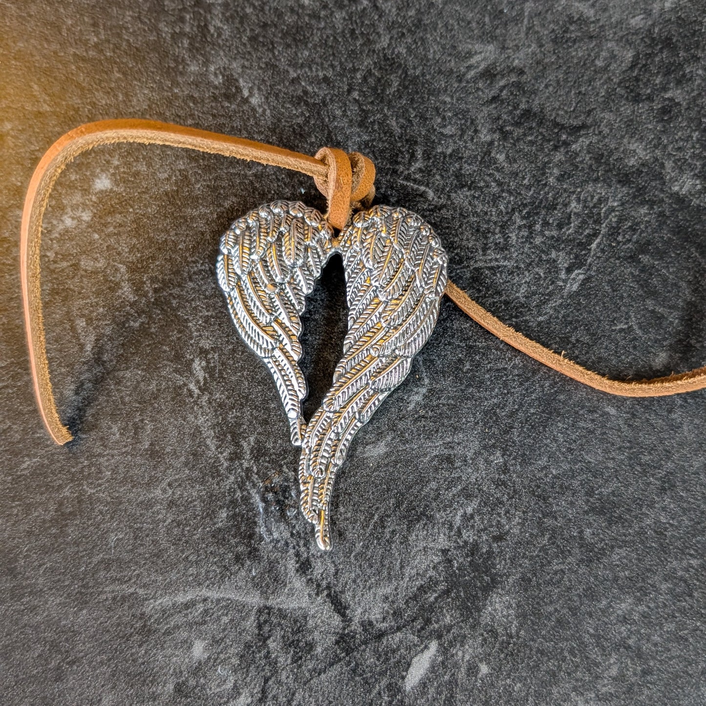 Leather String Saddle Charm