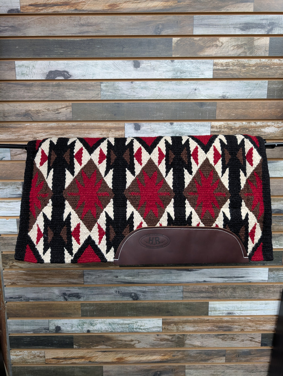 HR Woven Wool Saddle Pad Red