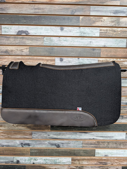 HR 32"x32" Black Felt Saddle Pad