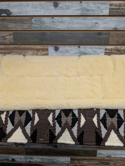 HR Woven Wool Saddle Pad Brown