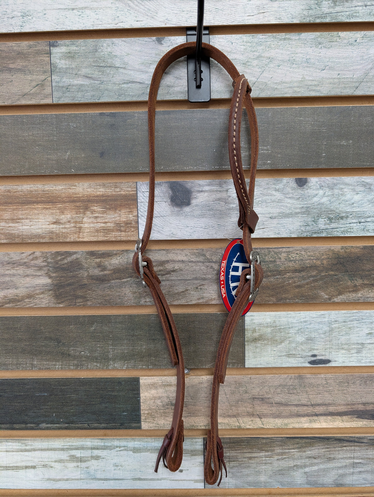 HR One Earred Medium Oil Headstall w/ Buckle