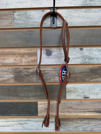 HR One Earred Medium Oil Headstall w/ Buckle
