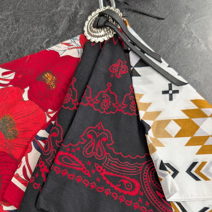 Cowgirl Hankeez Saddle Hankie Set – 3 Trail Ride Handkerchiefs