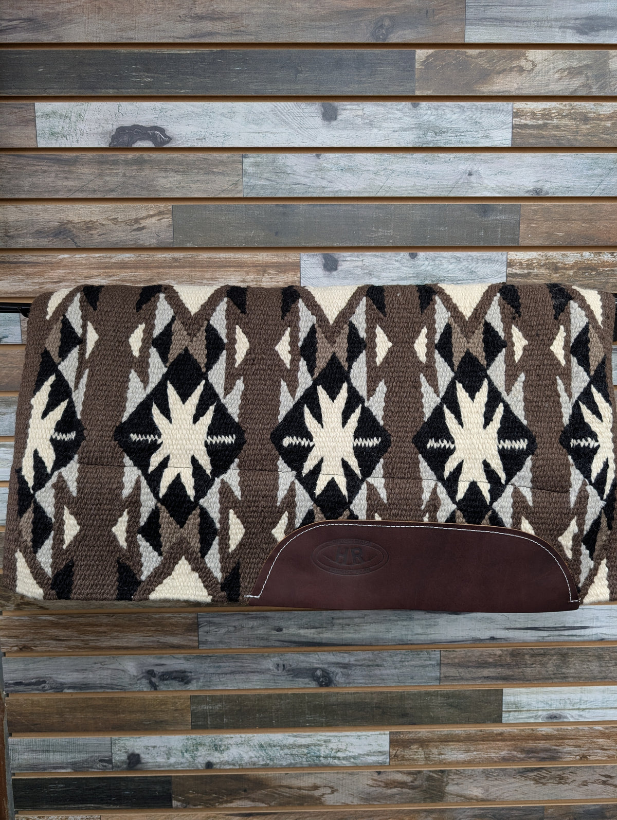 HR Woven Wool Saddle Pad Brown