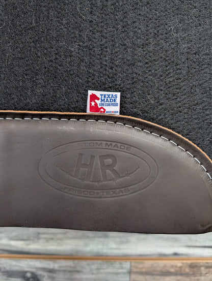 HR 32"x32" Black Felt Saddle Pad