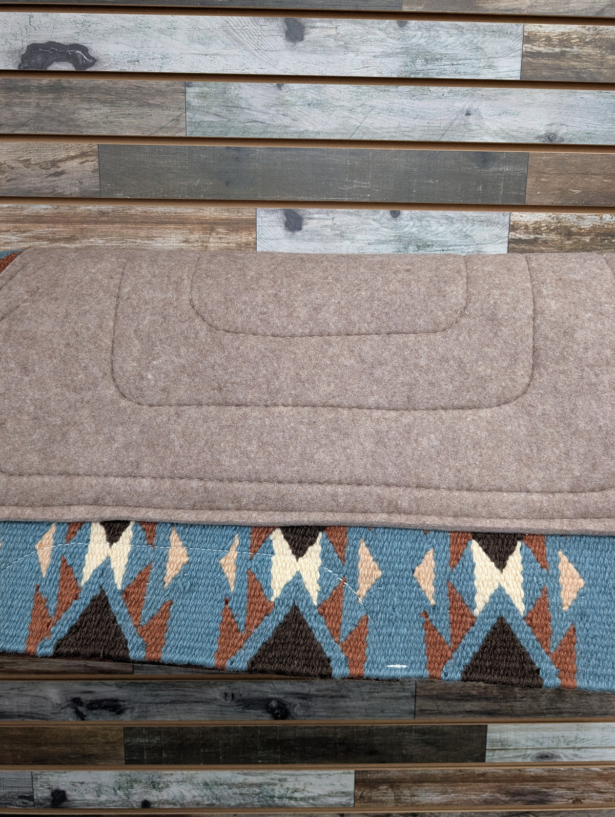 HR Woven Wool Saddle Pad Blue
