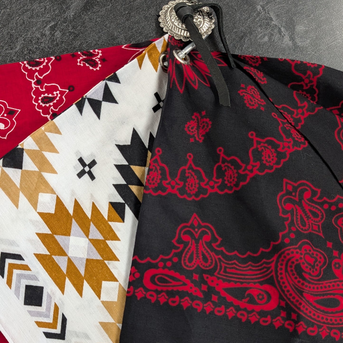 Cowgirl Hankeez Saddle Hankie Set – 3 Trail Ride Handkerchiefs
