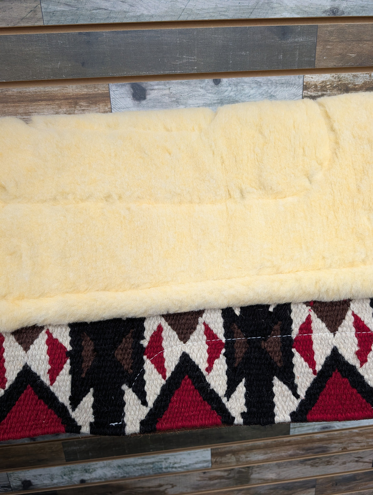 HR Woven Wool Saddle Pad Red