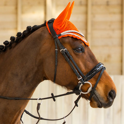 Horze Grayson Classic Dressage Ergonomic Bridle - Black