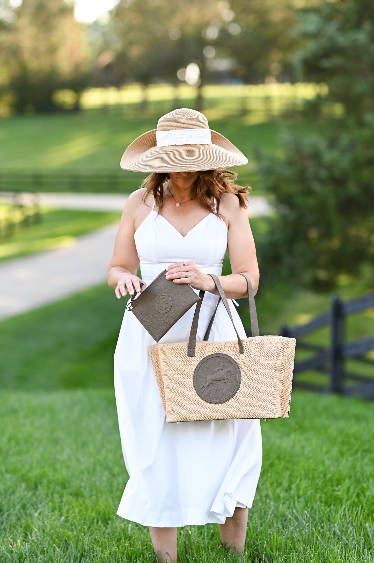 Tucker Tweed Barn to Beach Tote