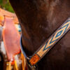 Breast Collar Blue and Beige