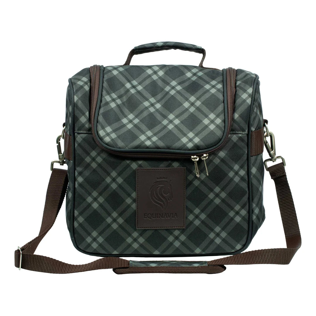 Equinavia Darby Zip Top Grooming Bag - Thyme/Lily Pad