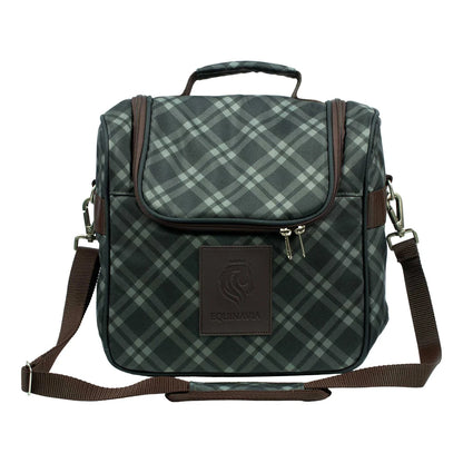 Equinavia Darby Zip Top Grooming Bag - Thyme/Lily Pad
