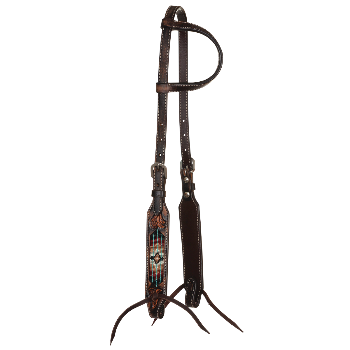 Circle Y Southwestern Beaded One Ear Headstall