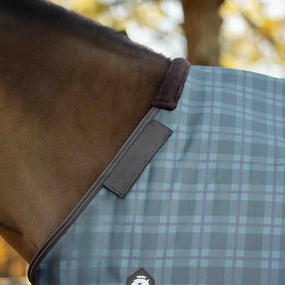 Equinavia Arktis Regular Neck Light Weight Turnout Blanket 100g - Dark Brown/Thyme